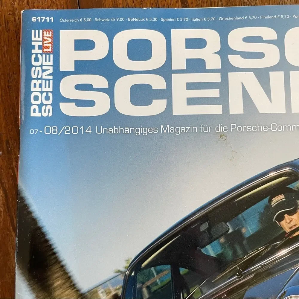 Porsche Scene Live Magazine Issue July/August 2014 GERMAN